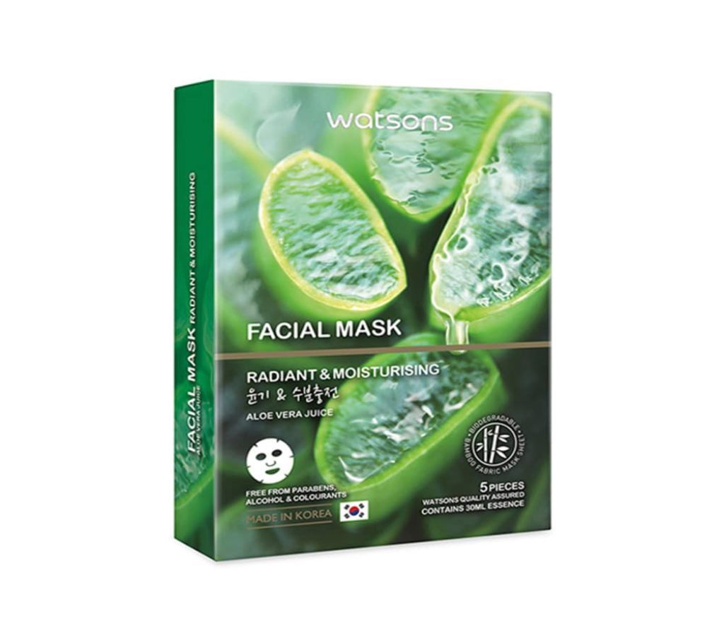 WATSONS Aloe Vera Juice Facial Mask - KOREA