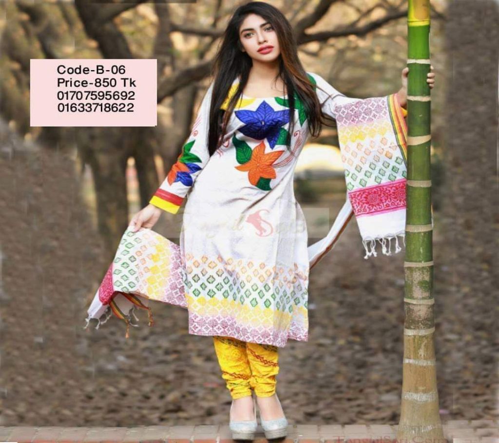 Cotton With Embroidery