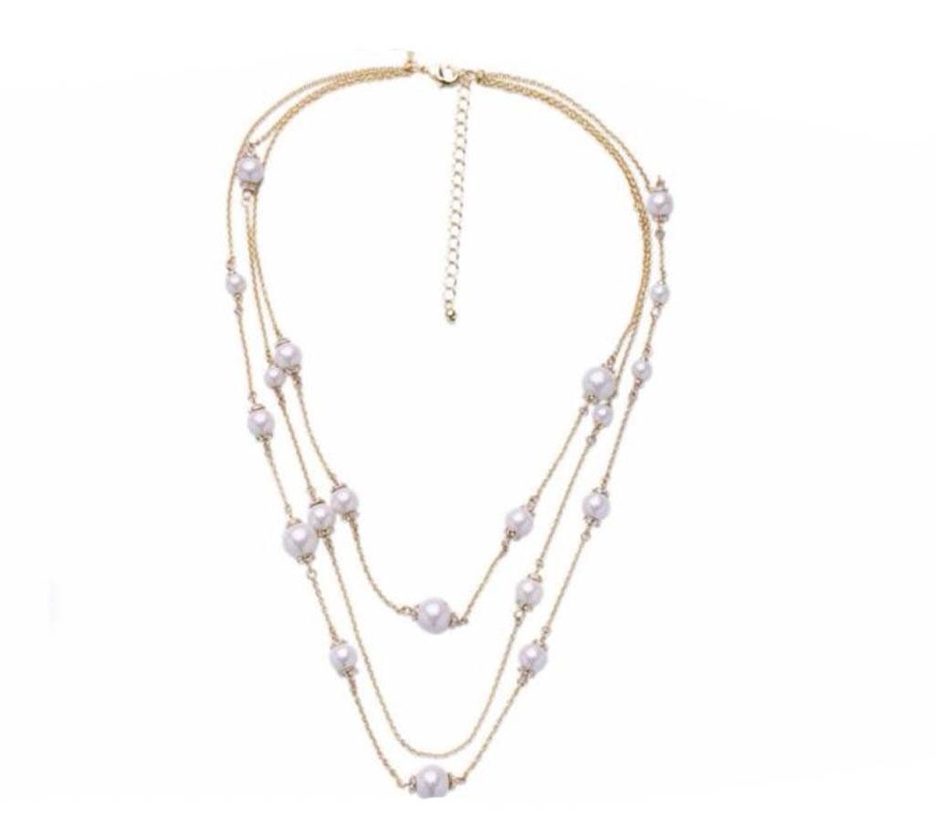 White Color Multi layer Chain Infinity Charm Anklets For Women