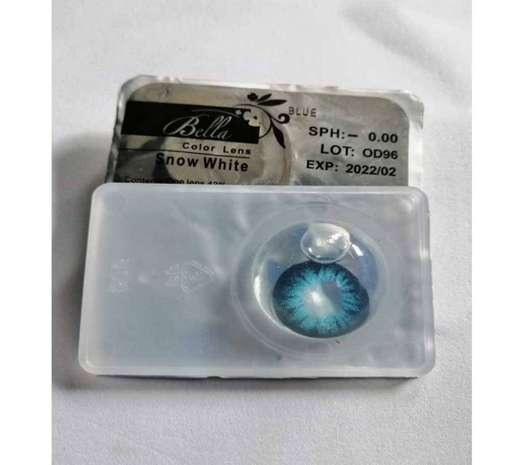 bella contact lens-   - snow white blue