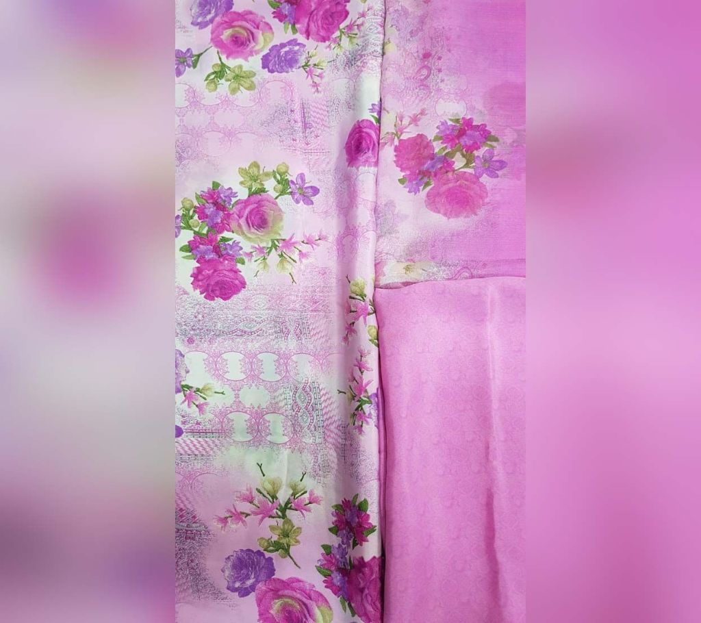 Light Magenta Bishal Candy Georgette 3 Piece - 08 - RAF