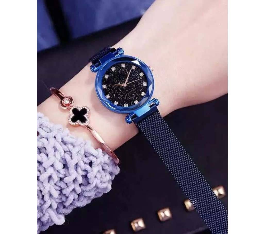 Ladies Analog Watch Dor03 - Blue - B24
