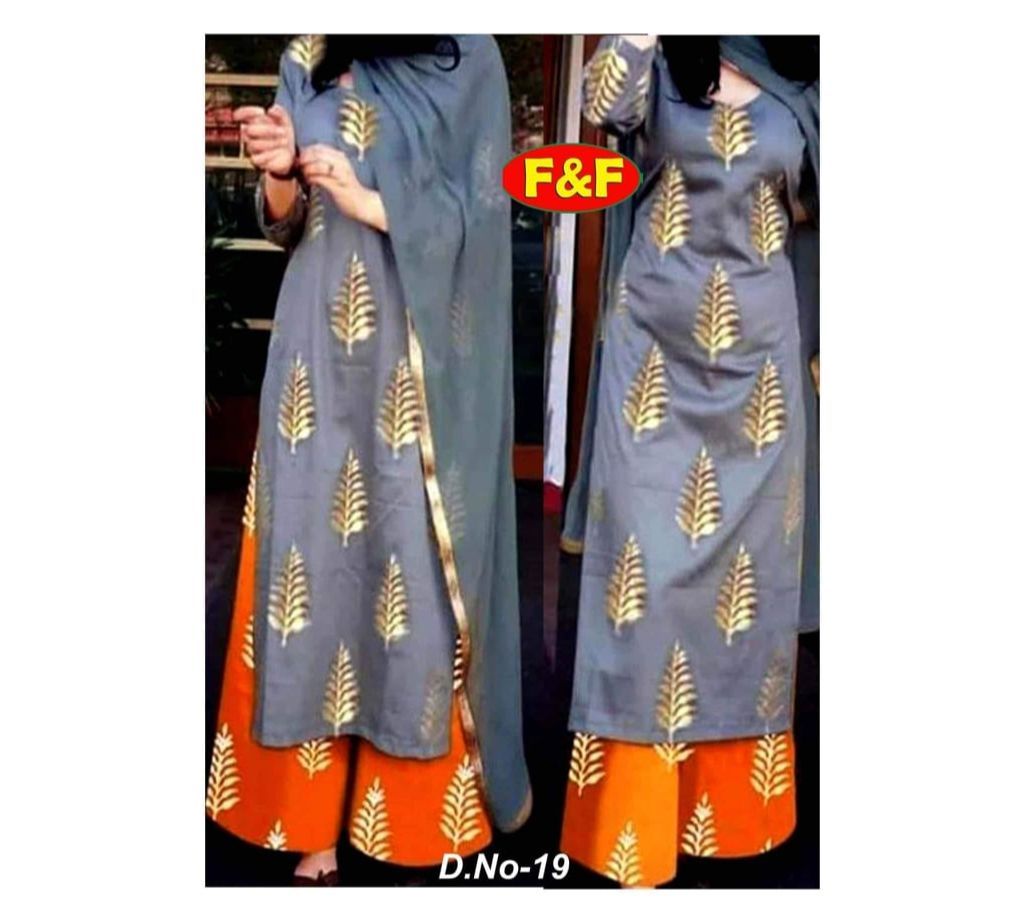 Block Print Cotton Four Piece 144