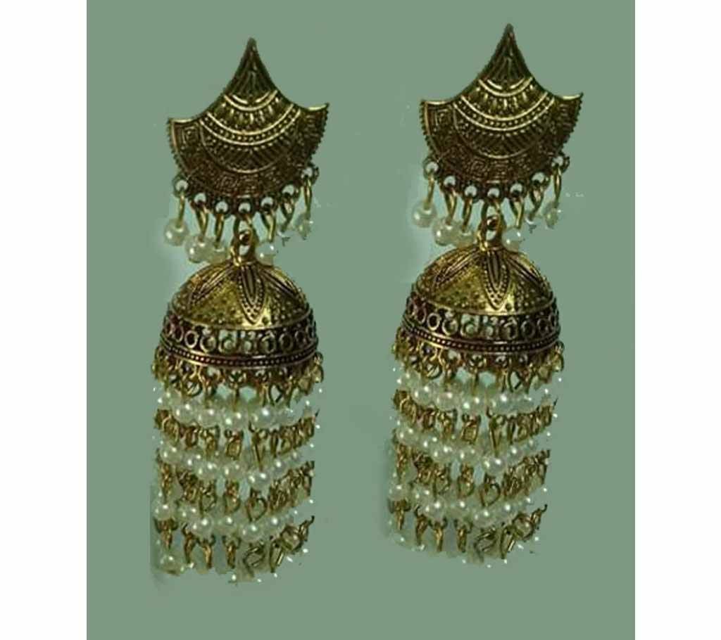 Party Gajra Antic Jhumka