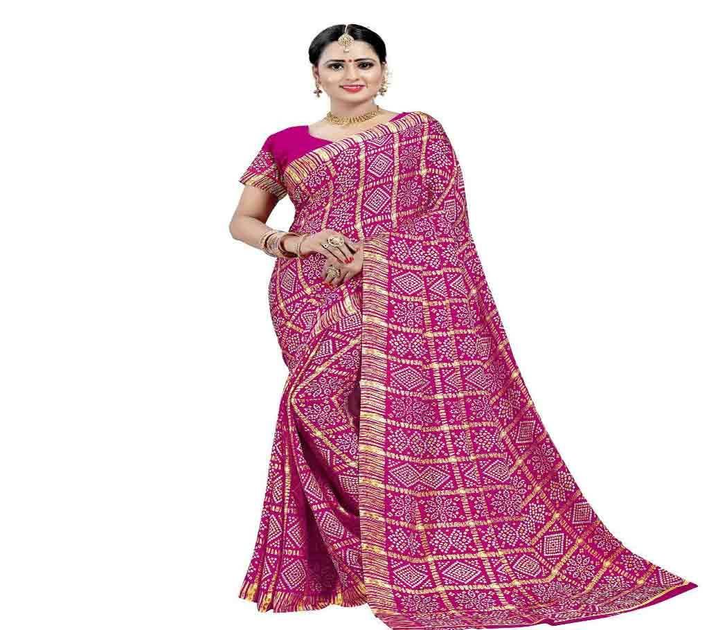 Indian Chundri Silk Saree  127  SGM1 With Blouse Pcs