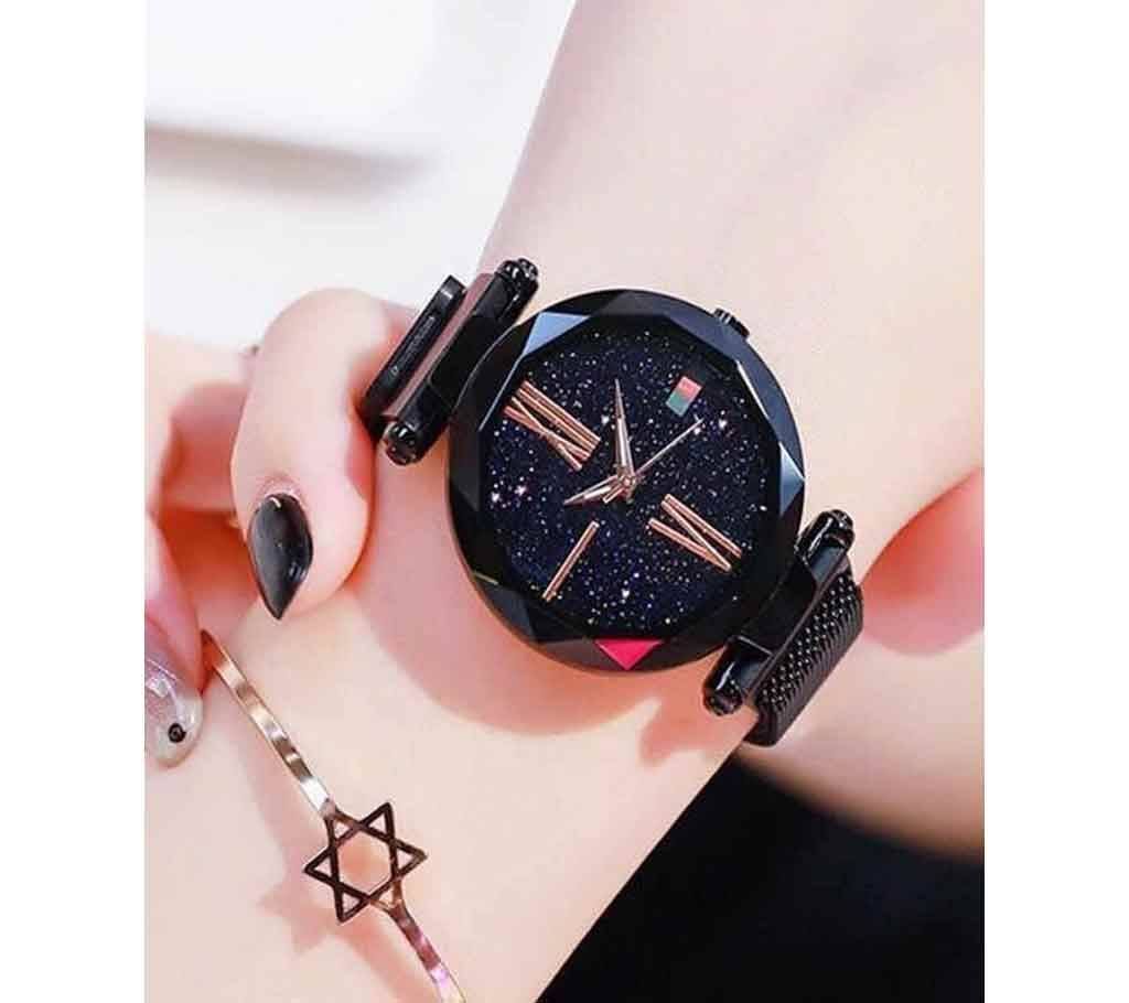 Ladies magnetic wristwatch  Black01  SFH