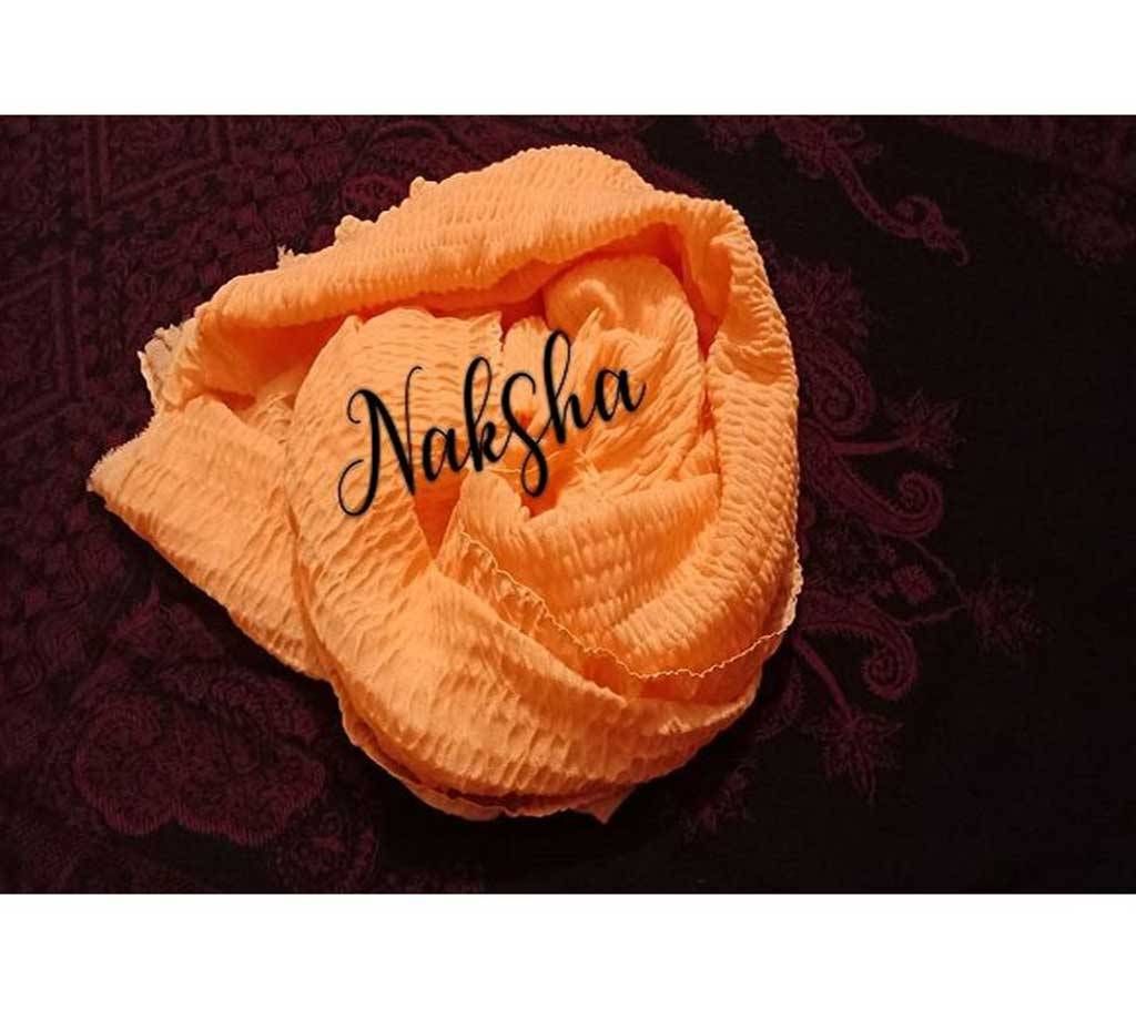 Peach color Cotton Hijab