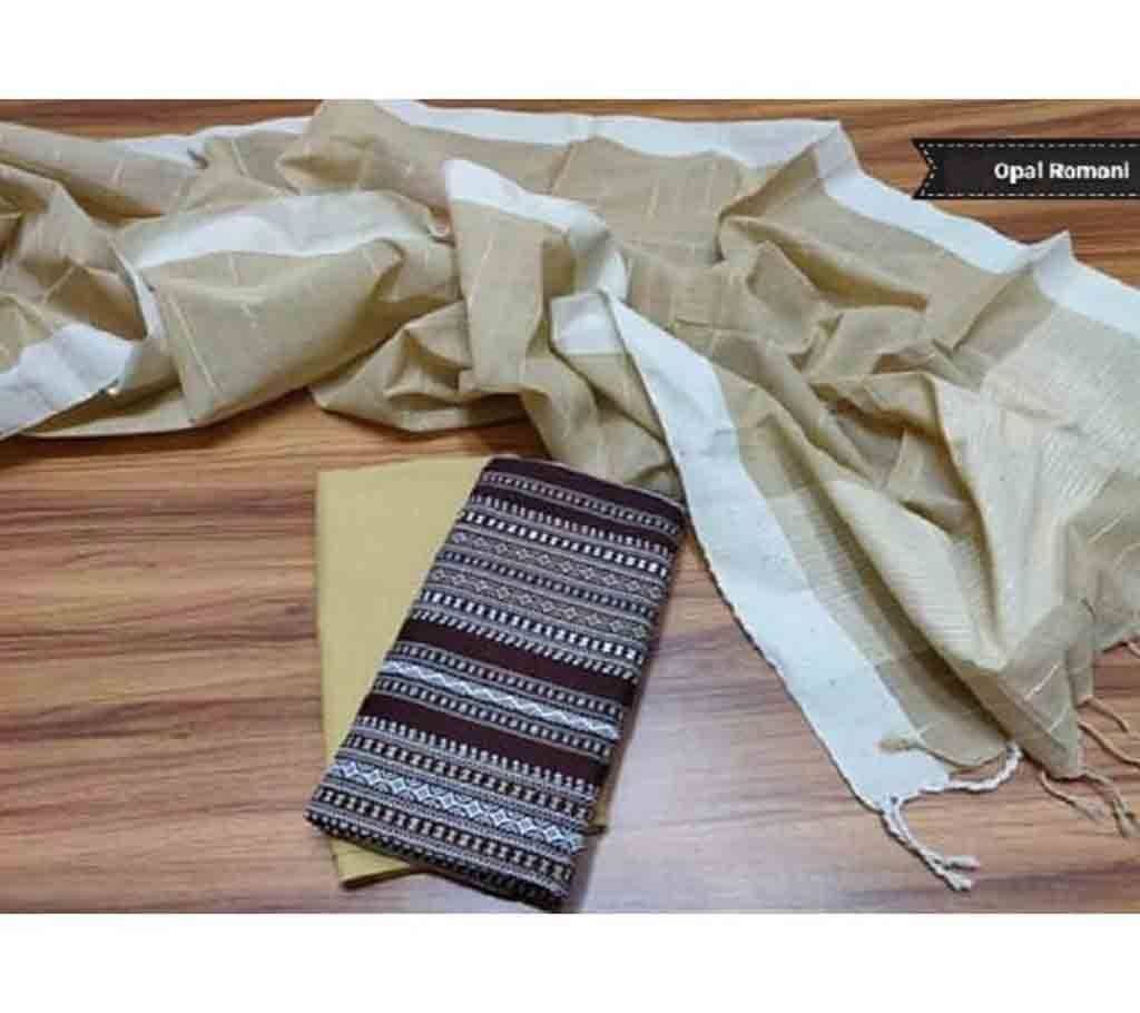 Homemade Tat Original Cotton Multi Color Deshi Shalwar Kameez-65