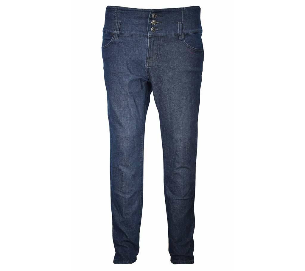 Navy blue Denim ladies jaggings 