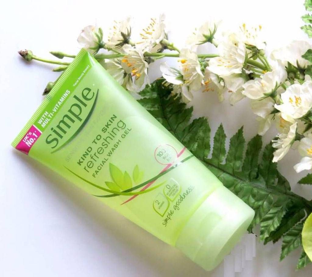 Simple Kind To Skin Refreshing Facial wash gel 
