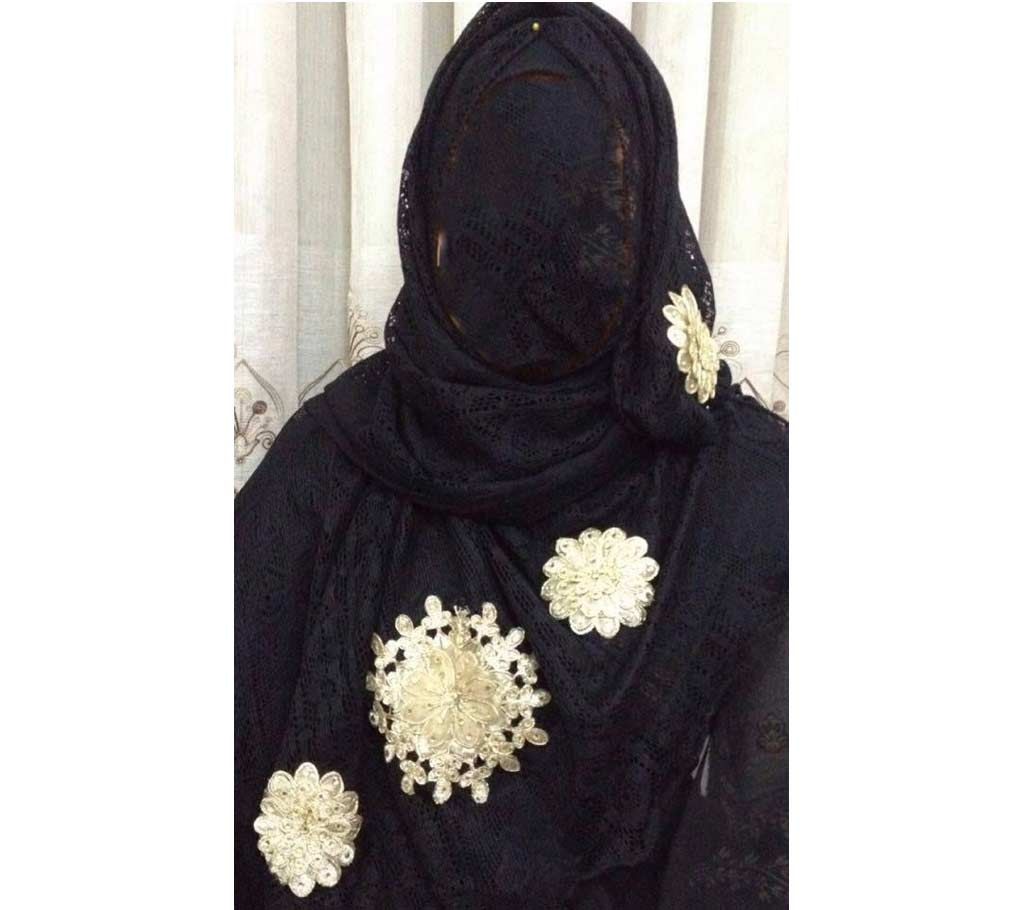 Black Net Hijab 