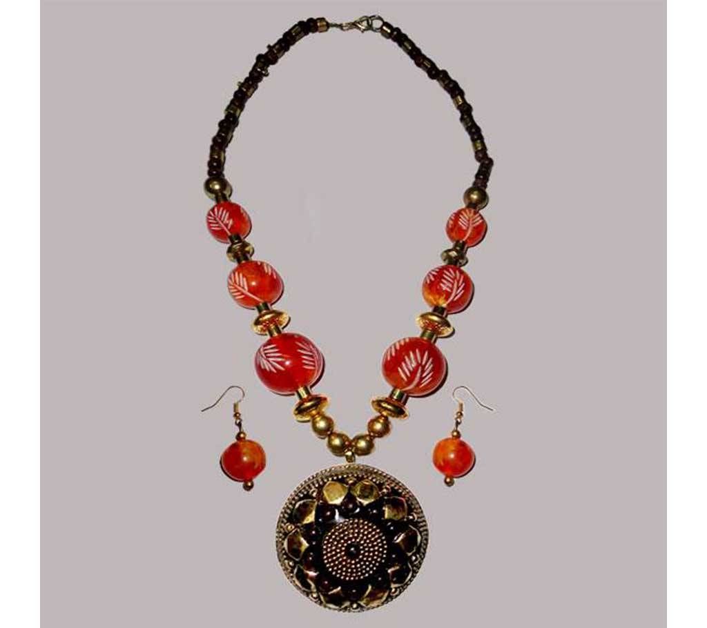 Beads Setting Necklace Set 