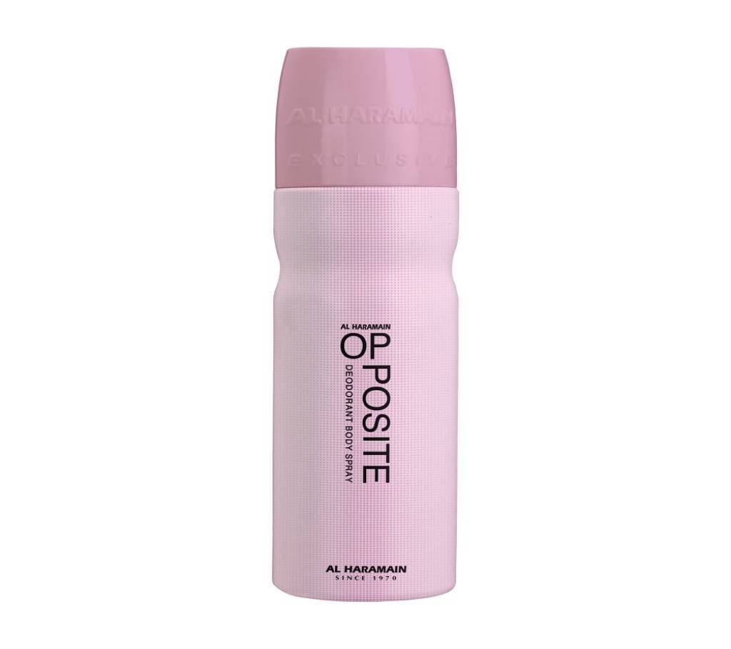 Al Haramain Opposit Pink Deodorant Body Spray - 200ml (UAE)