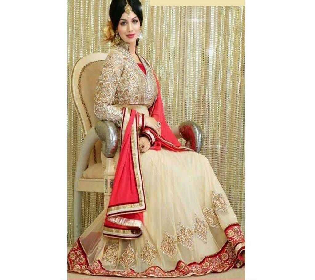 Indian unsitched Georgette three piece copy 