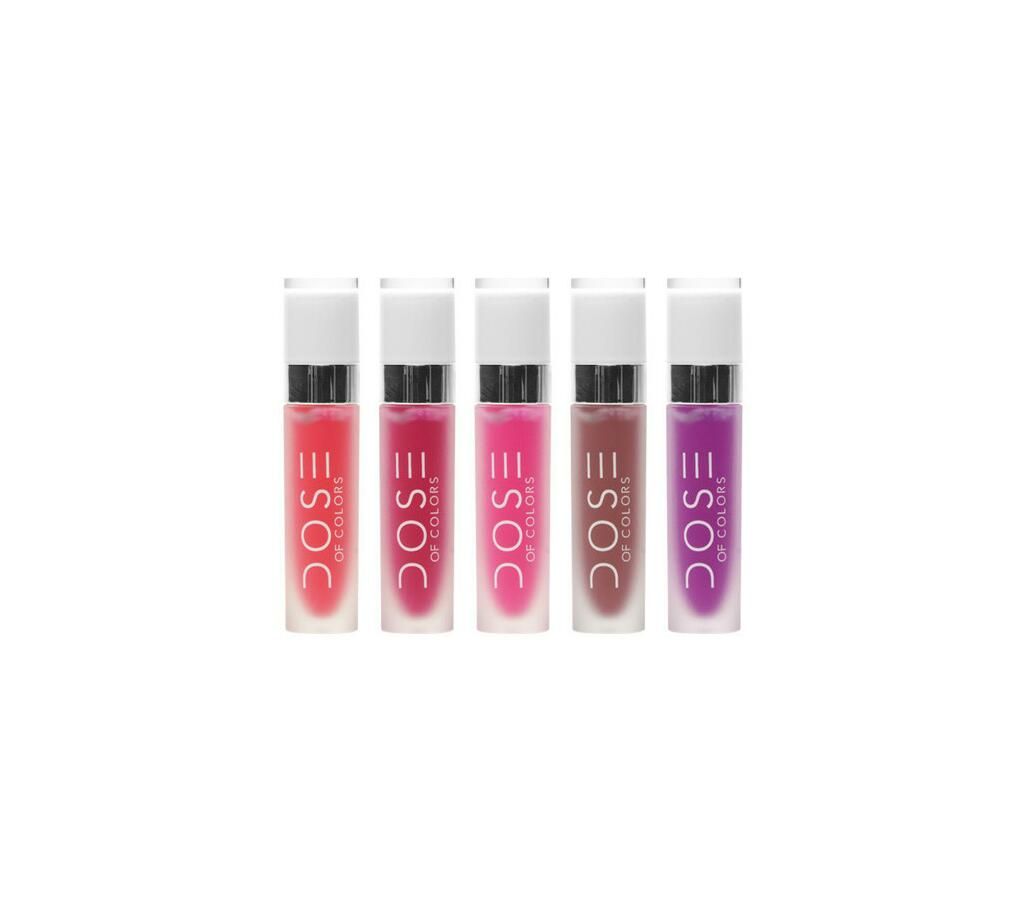 Dose of colop liquid matte lipstick 6 Pieces USA