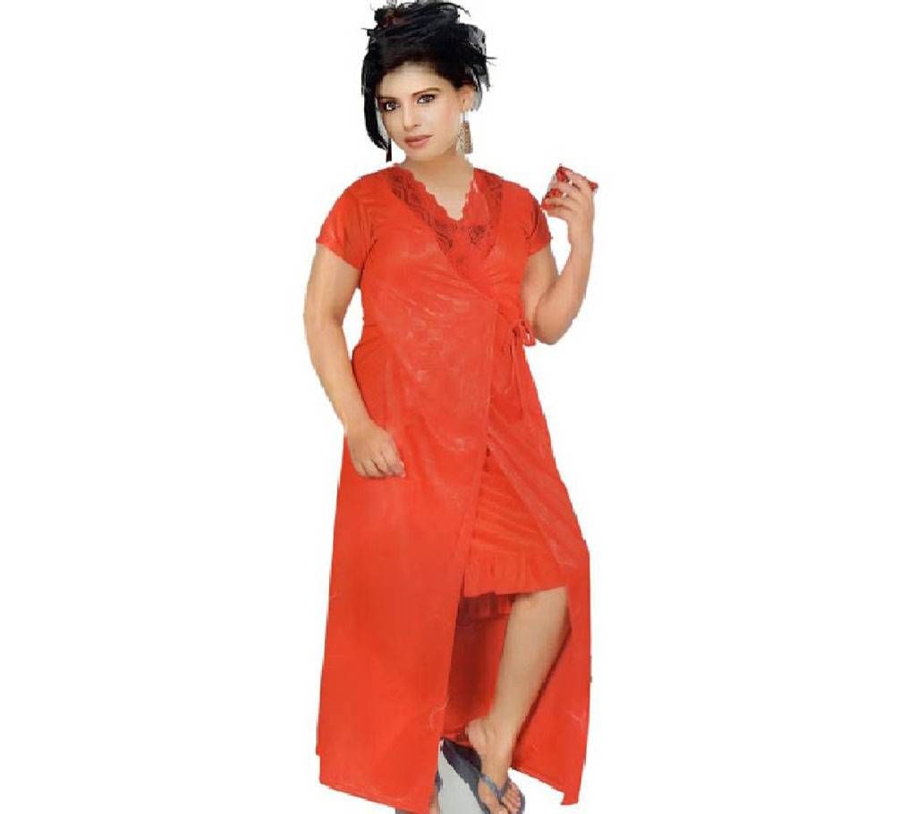 Night Dress for Women- Red