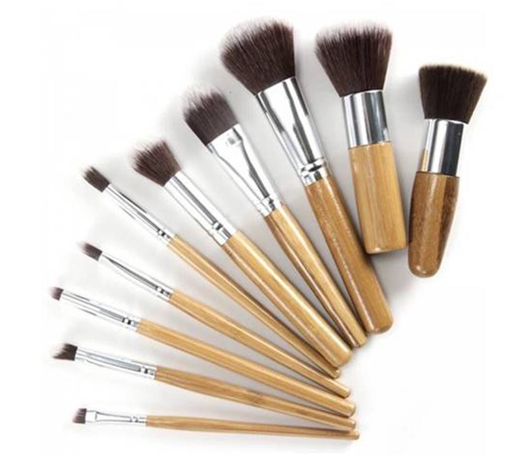 BAMBOO BRUSH SET (11 PIECE) UK