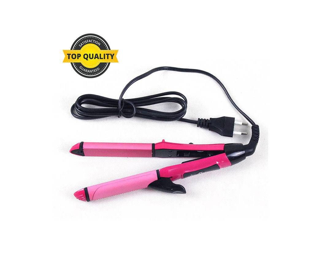 KM-1213 3 in 1 Hair Straightener & Curler