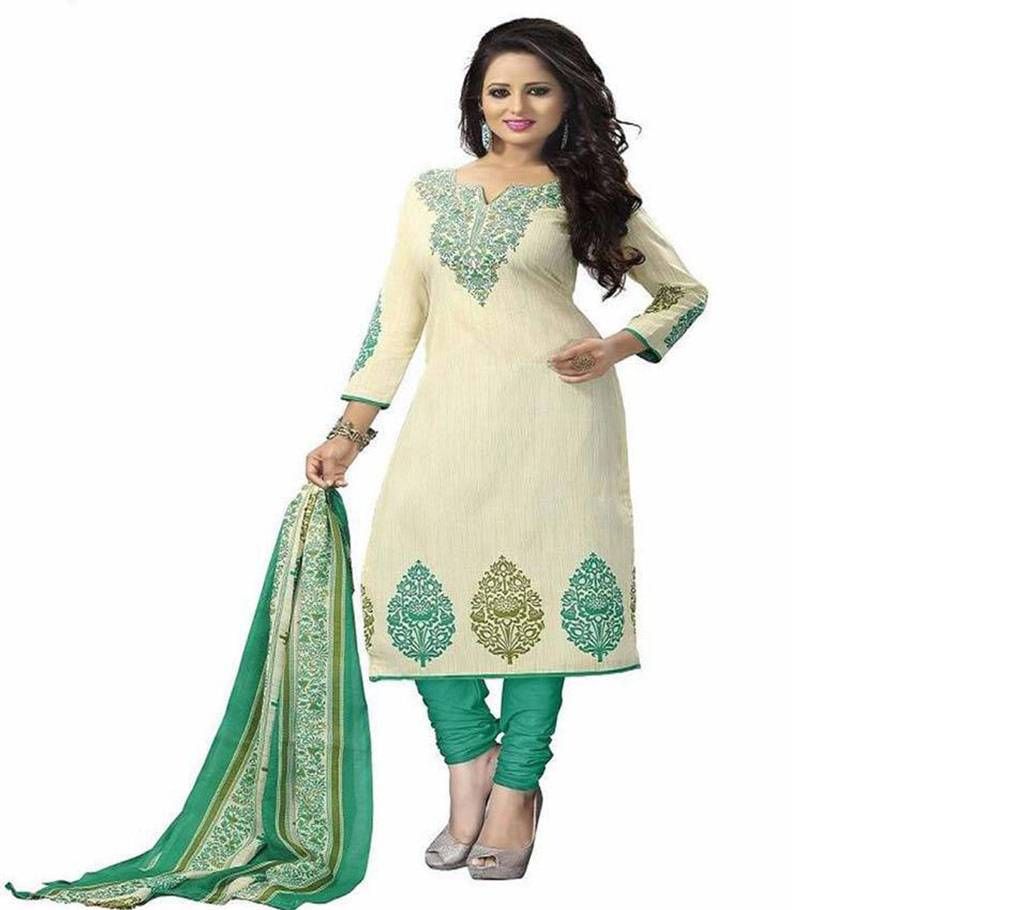 unstitcth Block Printed Cotton Salwar Kameez Copy