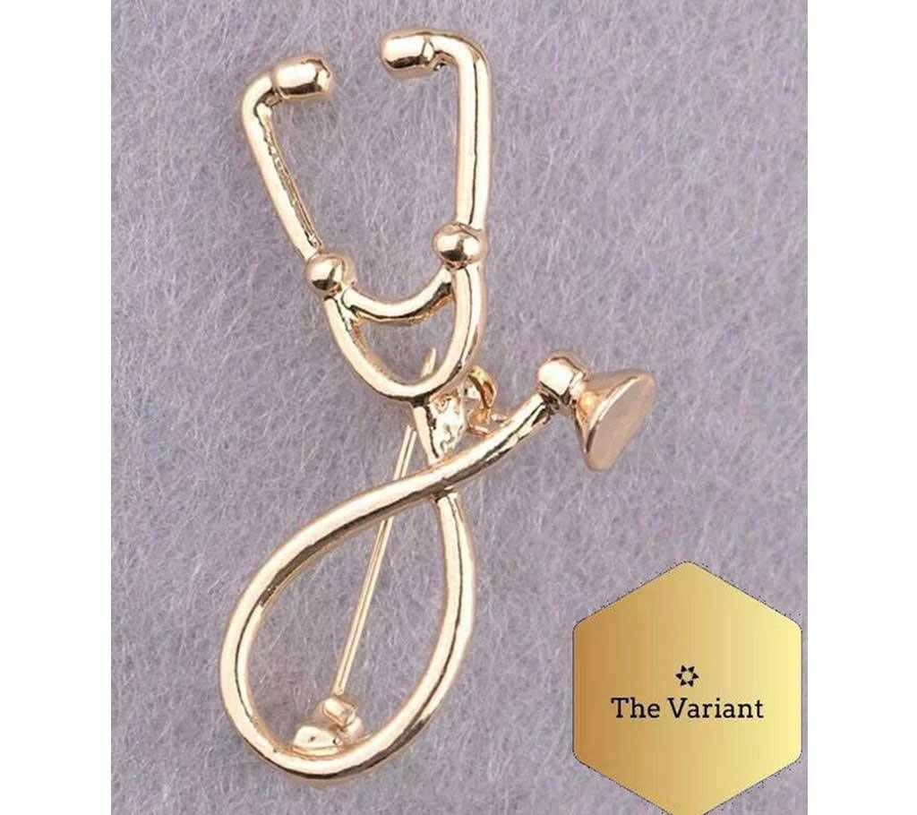 Stethoscope Brooch