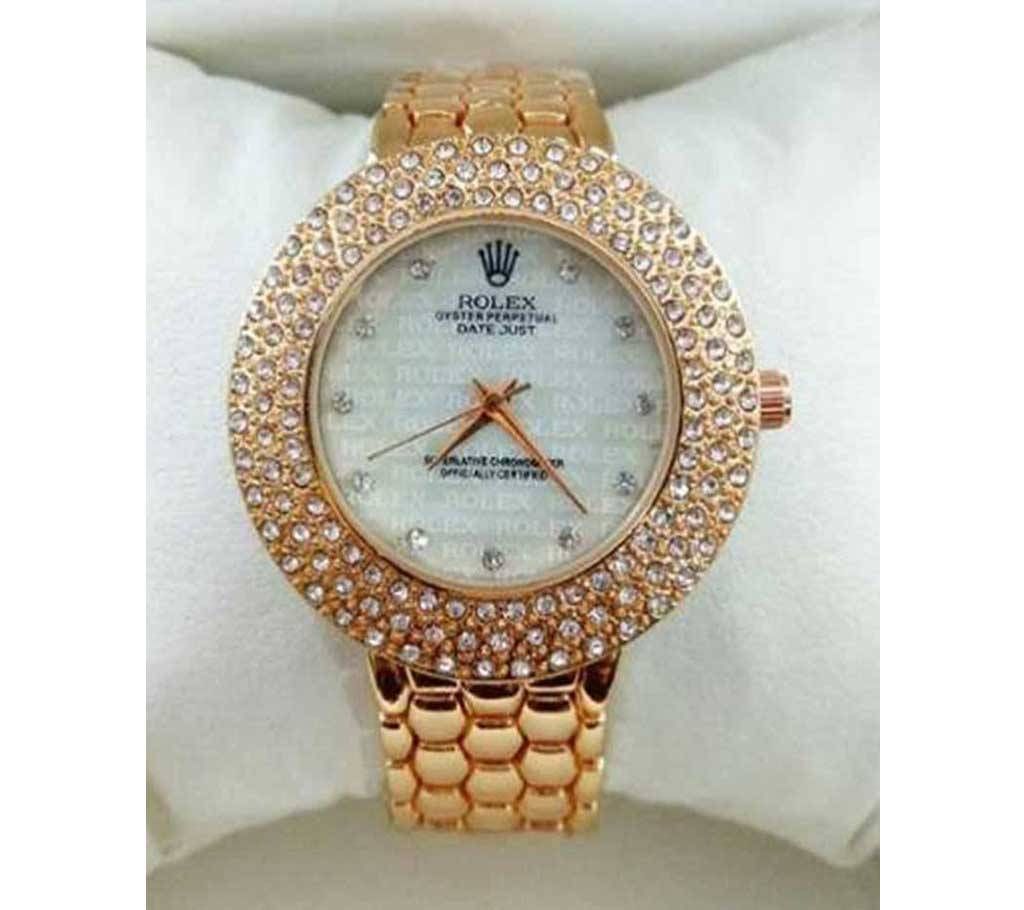 Stainless Steel Analog Watch for Ladies 