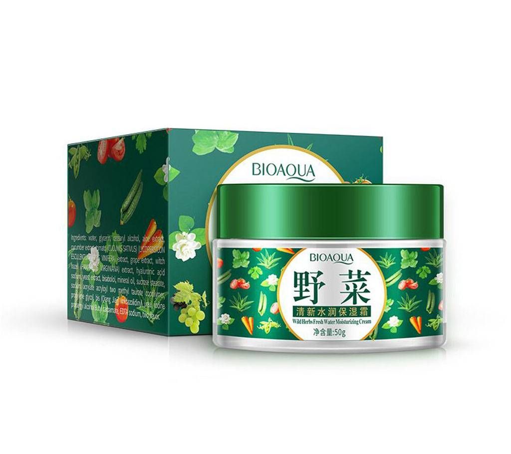 Bioaqua Wild Herbs Fresh Moisture Cream - 50g CHINA