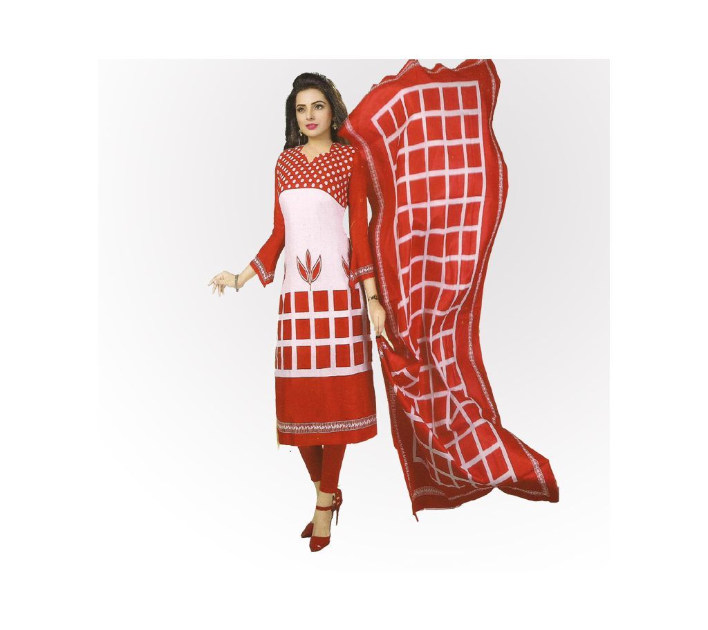 BOISHAKHI UNSTICHED THREE PICES