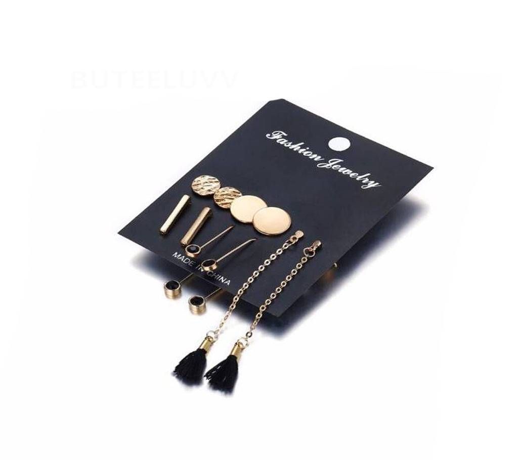 5 Pair/Set Fashion Stud Earrings sets for Women