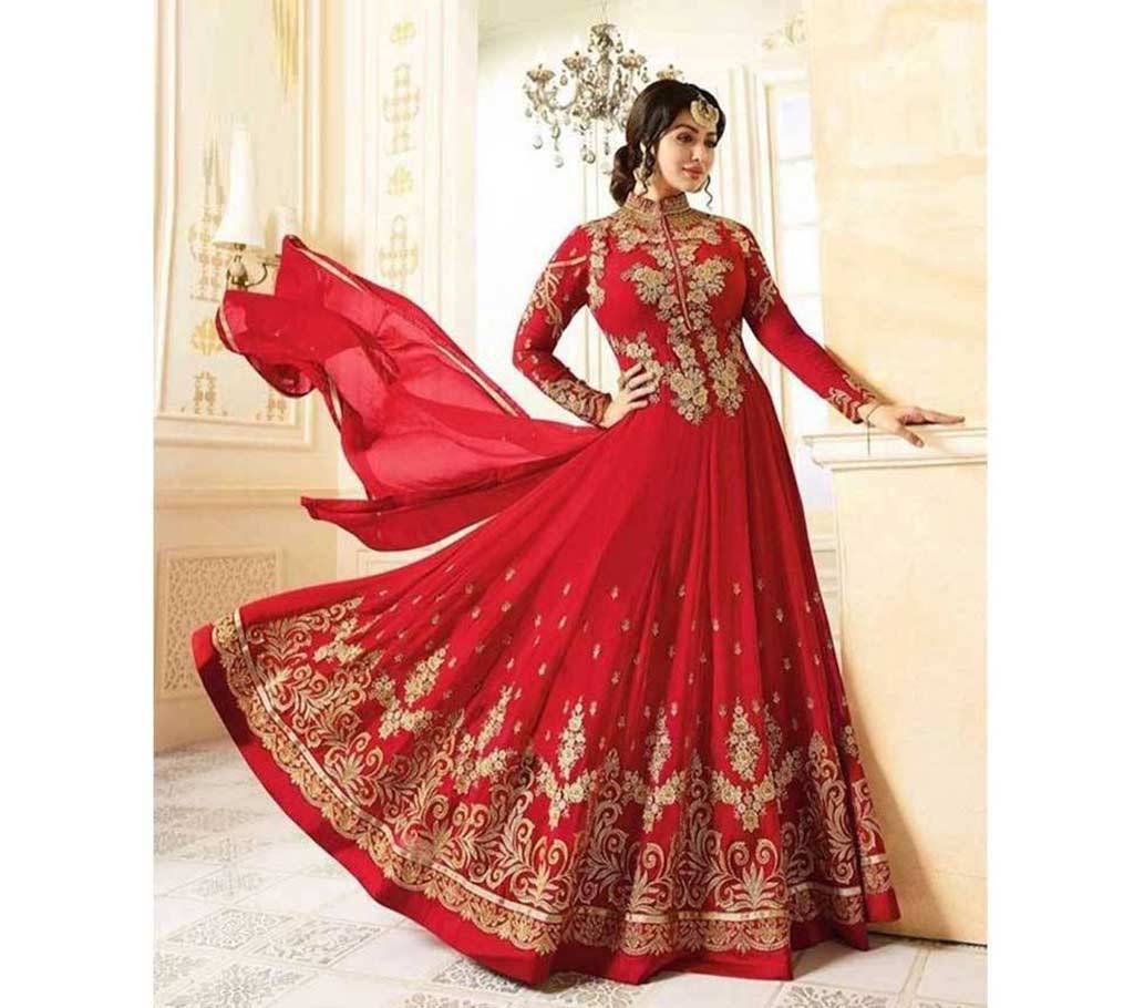 Jorjet Unstitched Three Piece with Embroidery