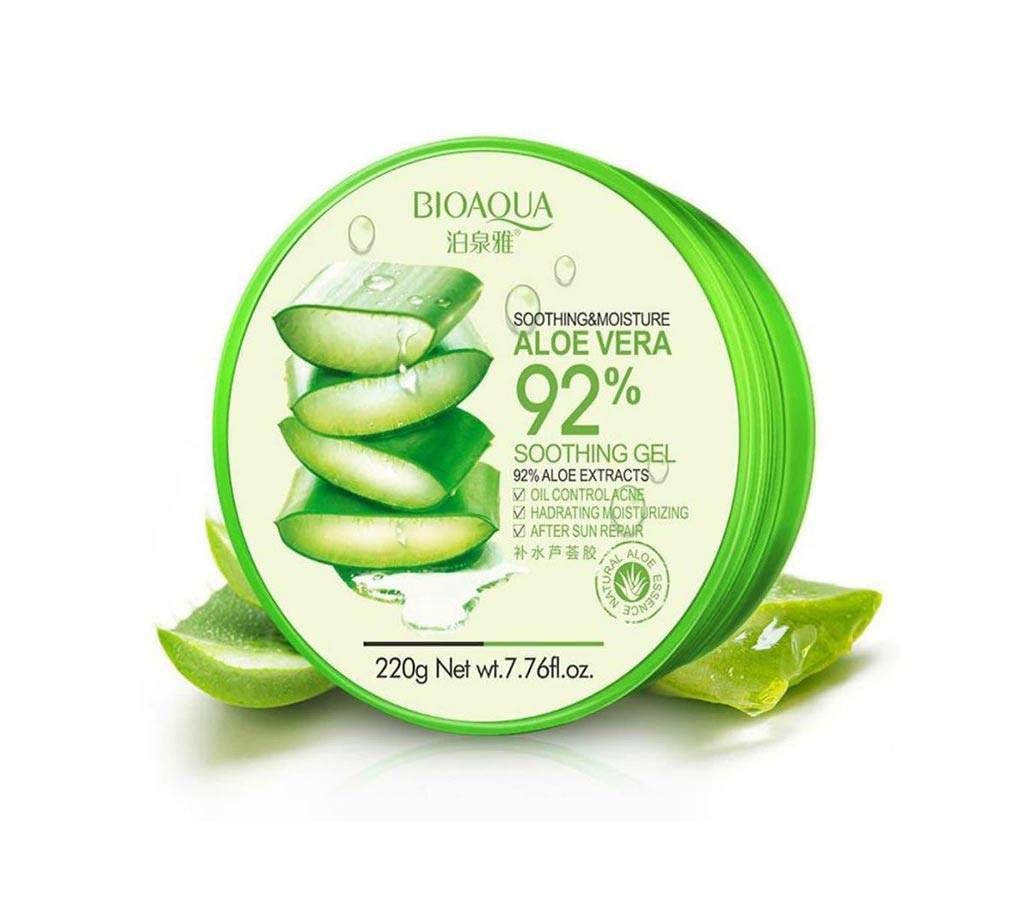 Bioaqua Anti-bactericidal moisturizing natural aloe vera gel (China)