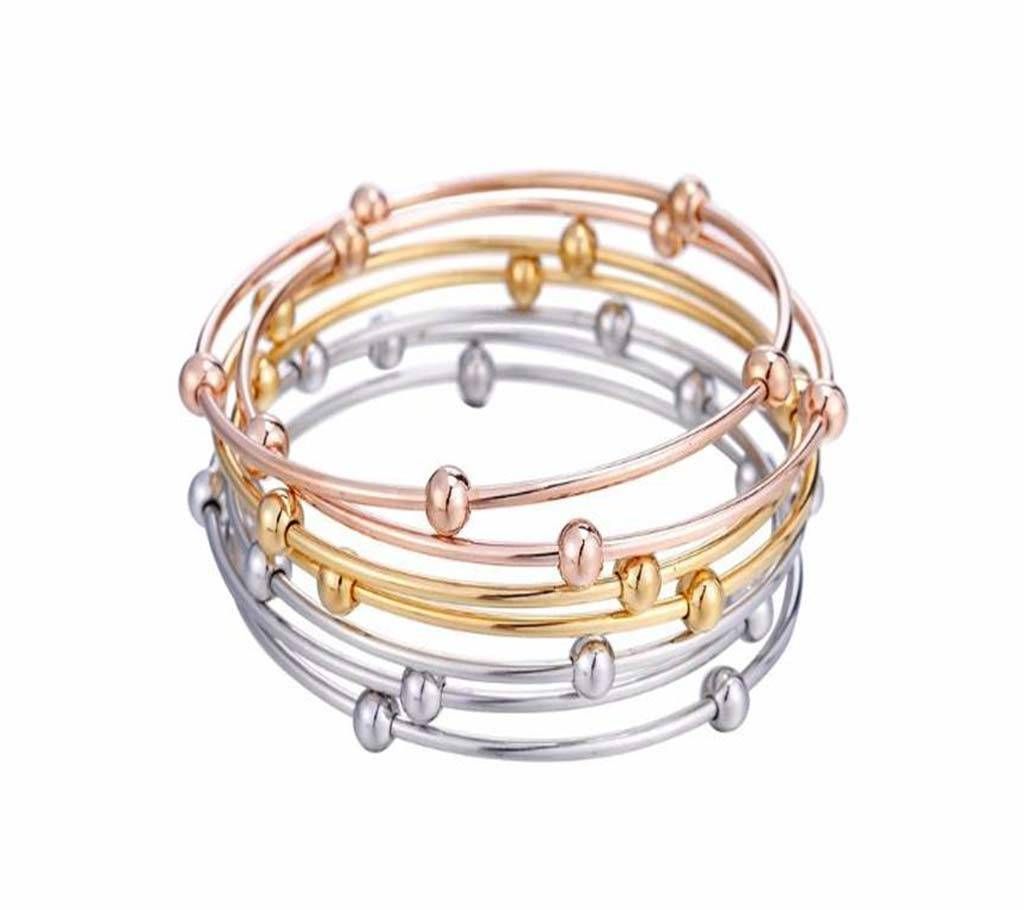 7 Pcs Stainless Steel  Bracelets & Bangles For Women