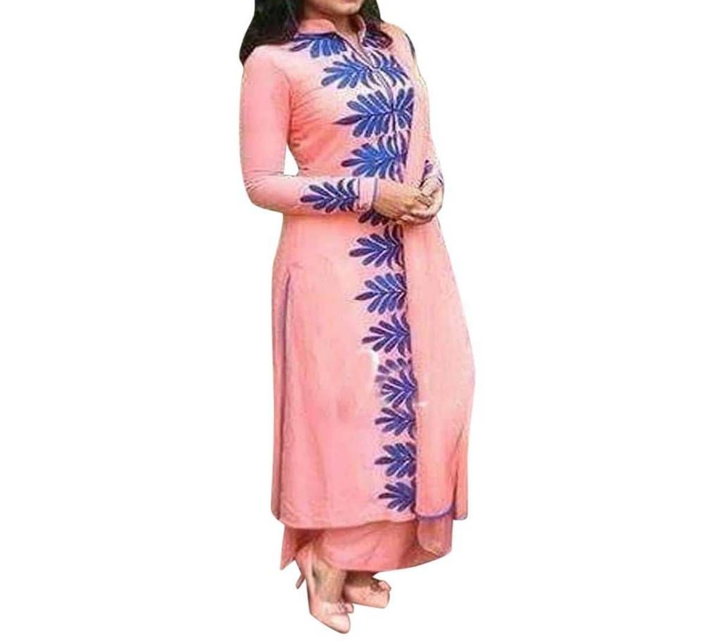 Screen and Block Print Unstitched Three Piece Shalwar Kameez For Women Ladies Collection