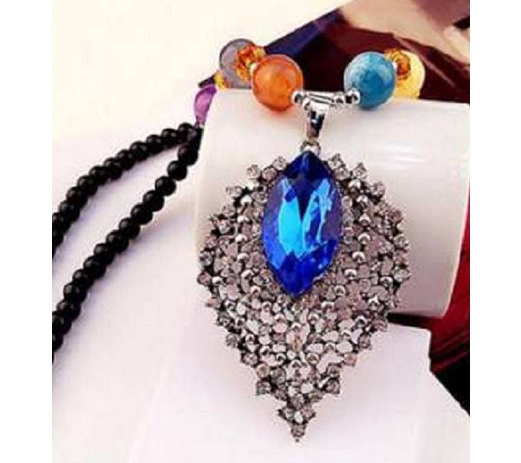 Girls Fashion Luxury Women Gem Sweater Female Gift ForYou Chain Pendant Necklace Party