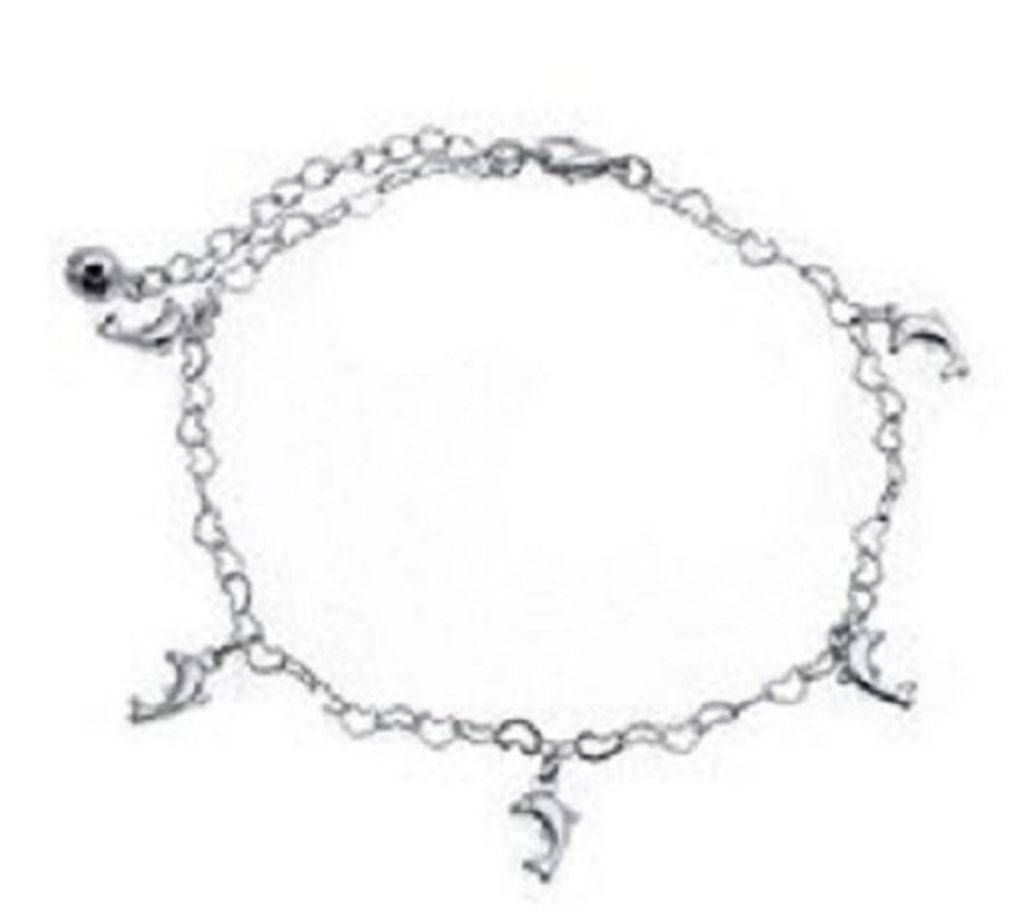 Silver Color Dolphin Ankle