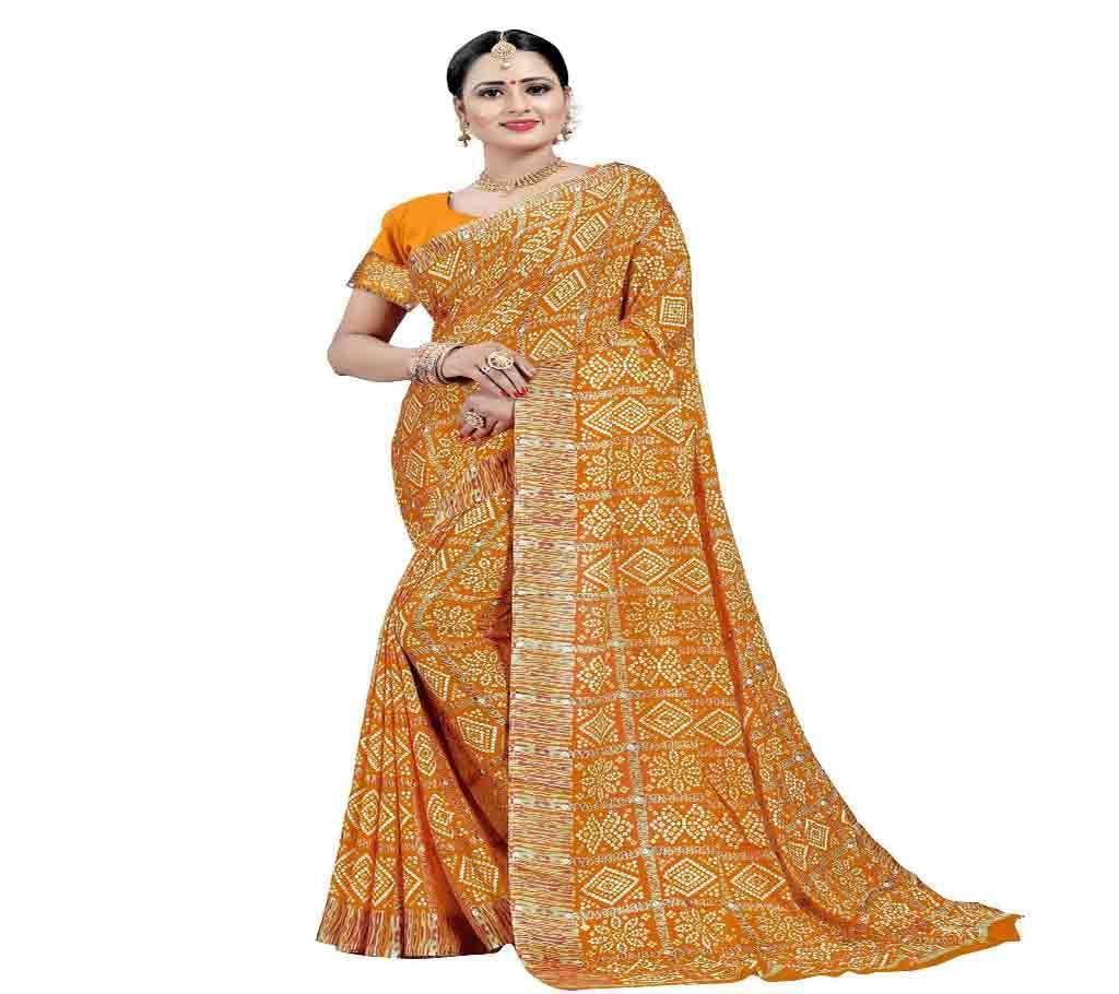 Indian Chundri Silk Saree  128  SGM1 With Blouse Pcs