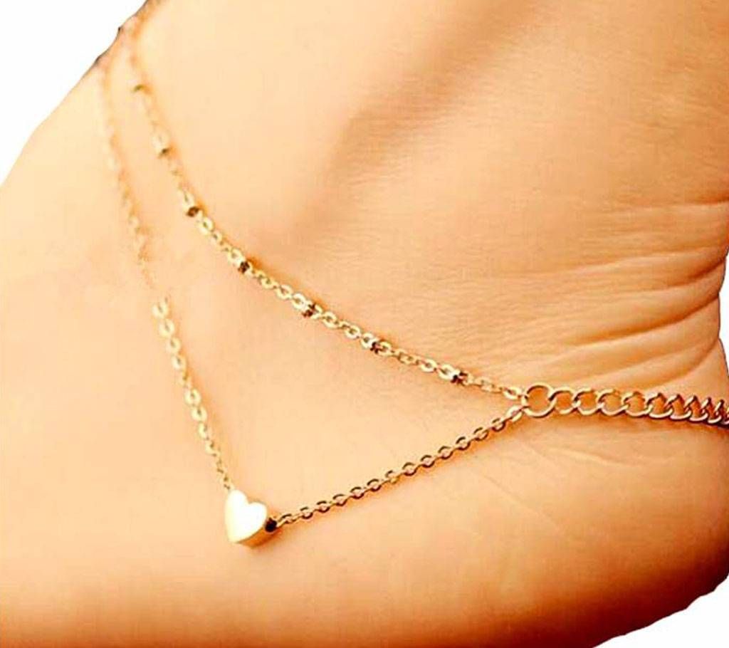 Golden love shaped payel
