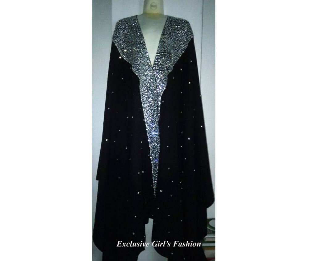 China stone and pearl work ladies abaya 