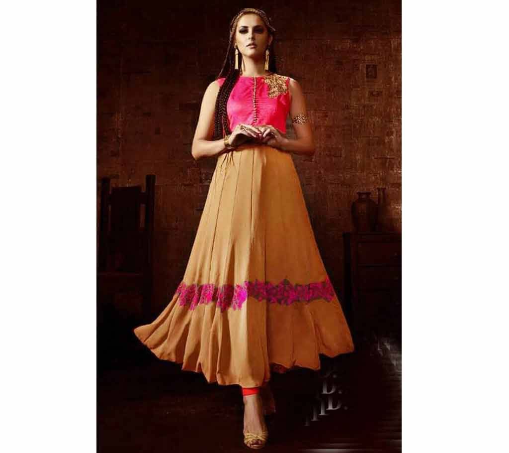 Unstitched Anarkoli kurti