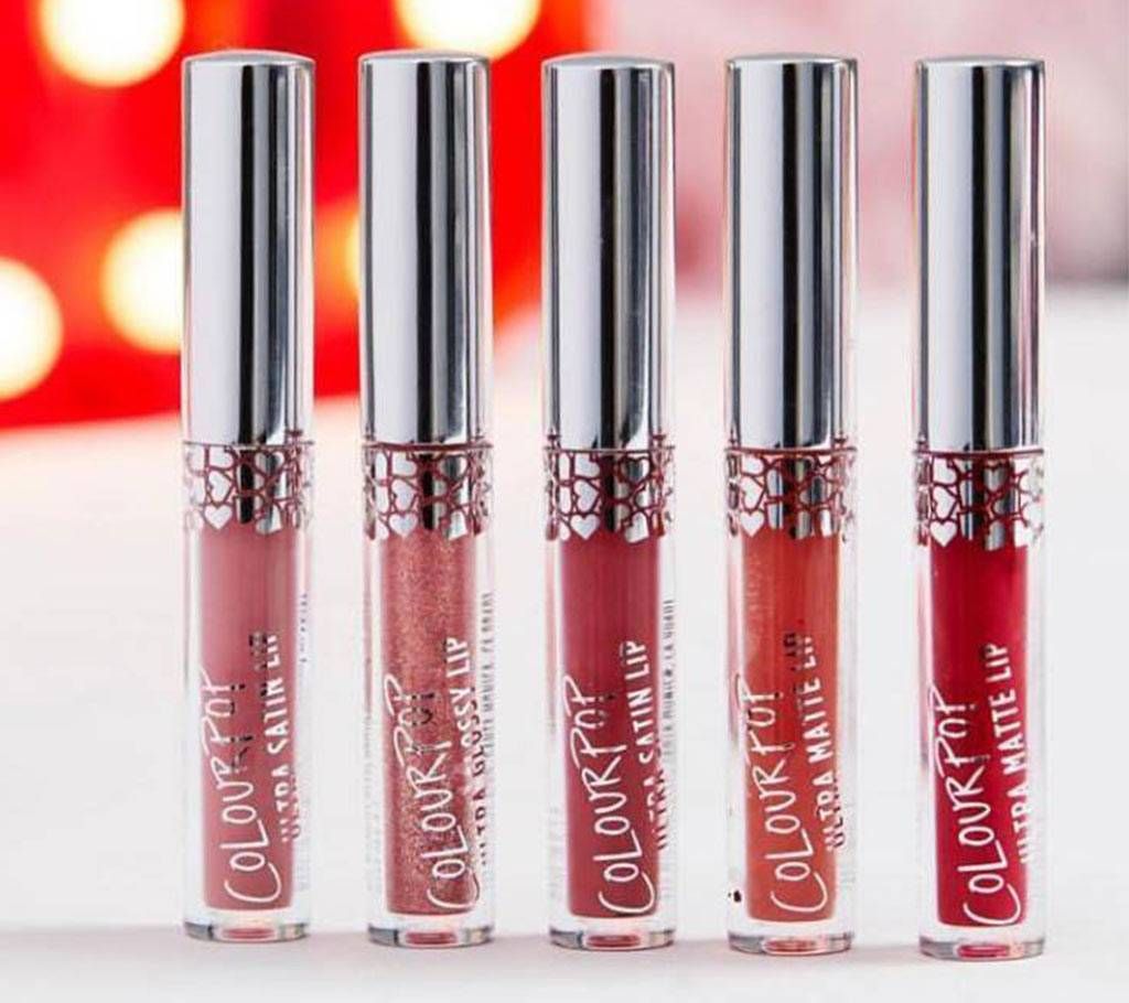 Colorpop Foxy mini size lipstick- 5 pieces combo 
