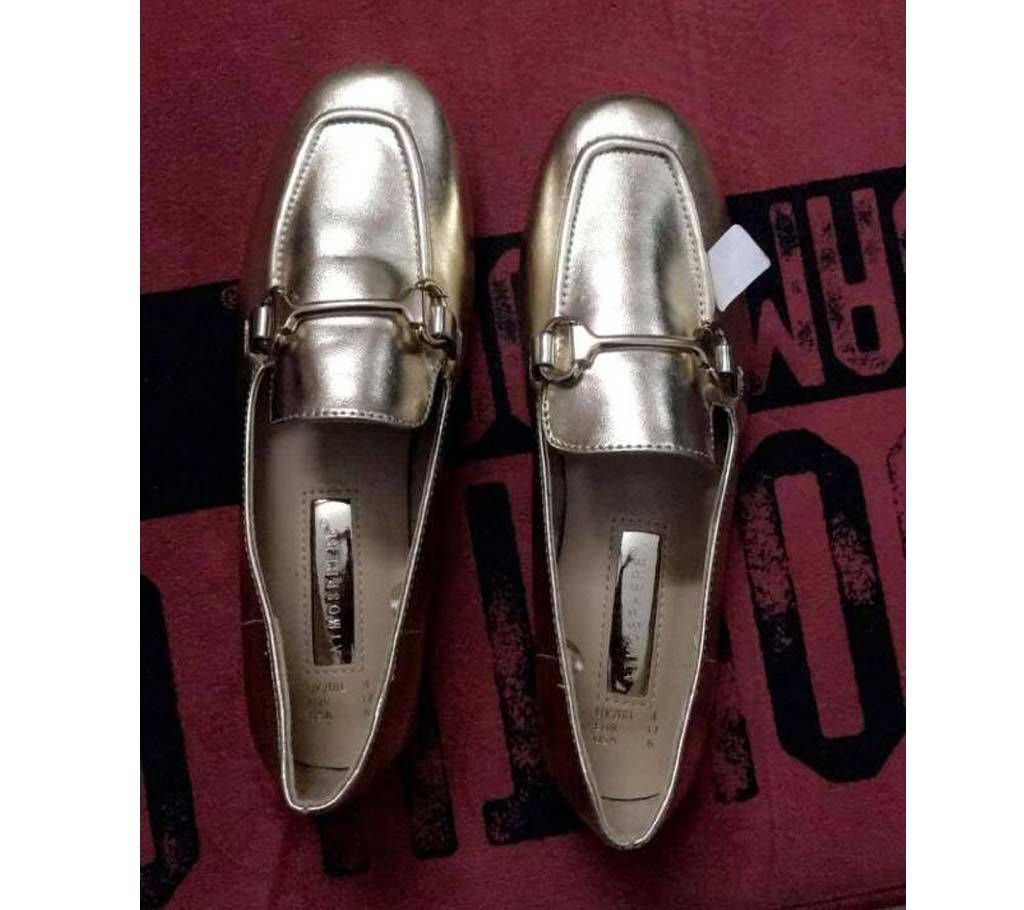 PU Leather Mid Heeled Sandal For Women