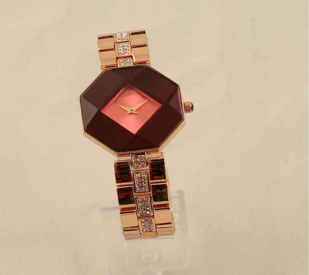 Pink Color Dial Cooper Color Chain Watch