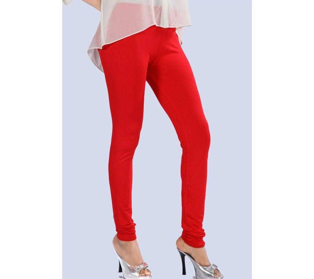 China Linen Leggings - Red