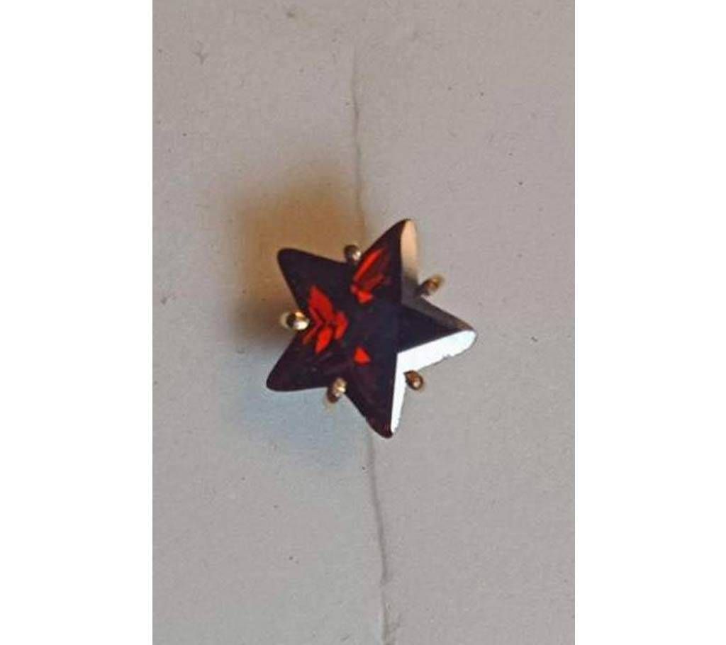 18k gold star shape zircone stone nosepin