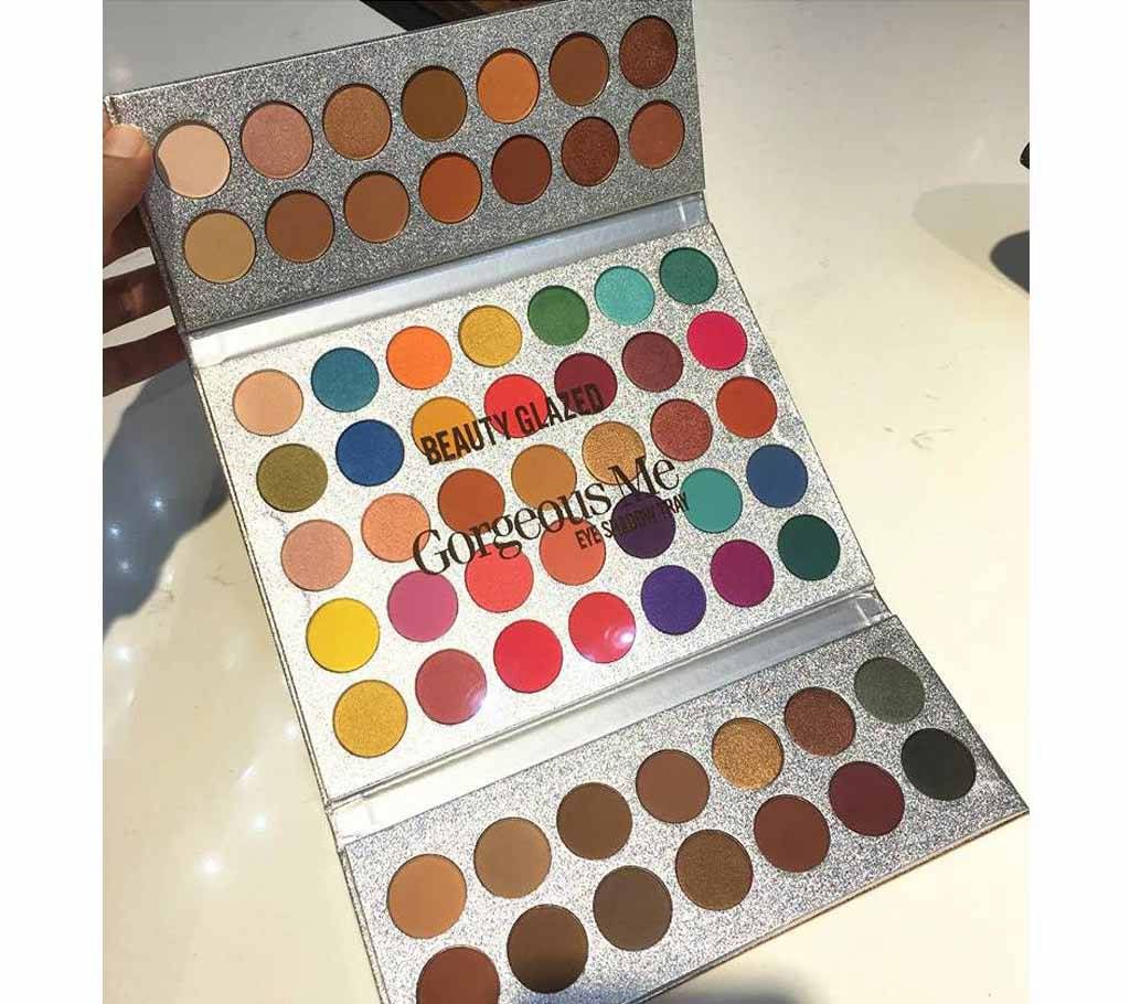Beauty Glazed Makeup Gorgeous Me Eyeshadow Palette 63 Color Make up Palette Charming Eyeshadow Pigmented Eye Shadow Powder