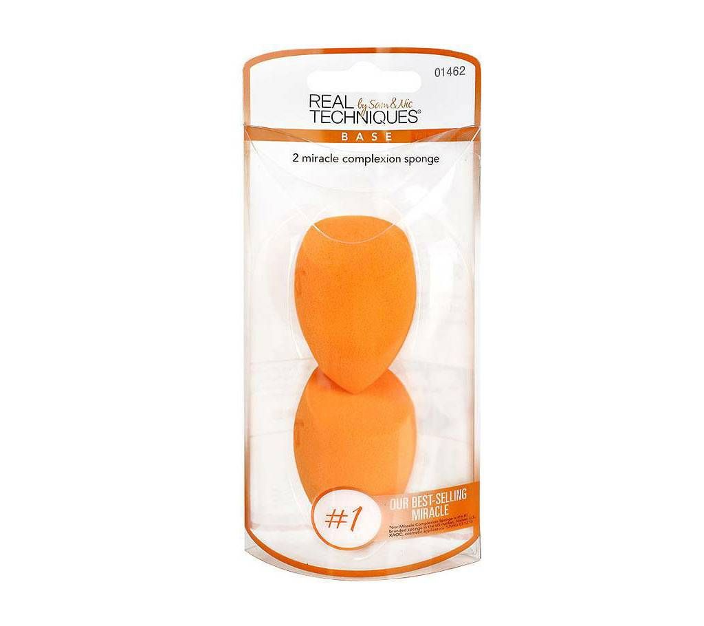 Real Techniques Miracle Complexion Sponge Flawless Foundation Sponges 2-in-1 China