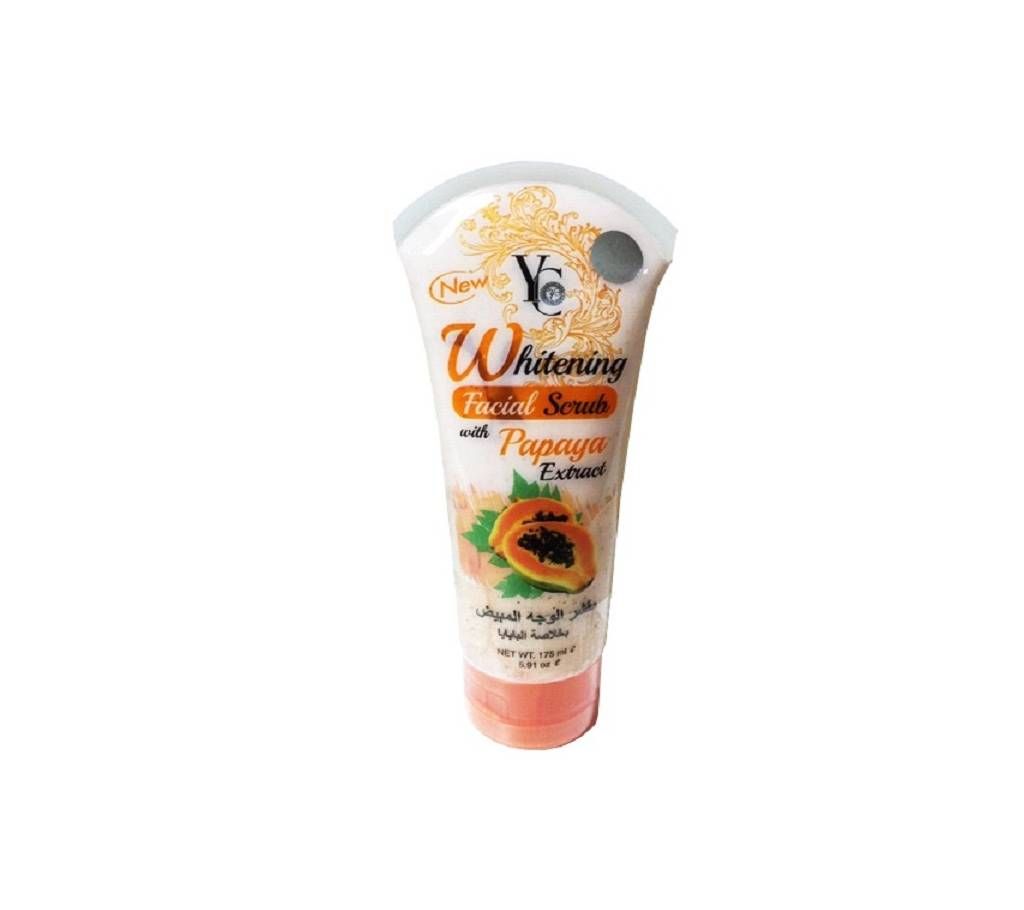 yc facial scrub with papaya Extract Thailand
