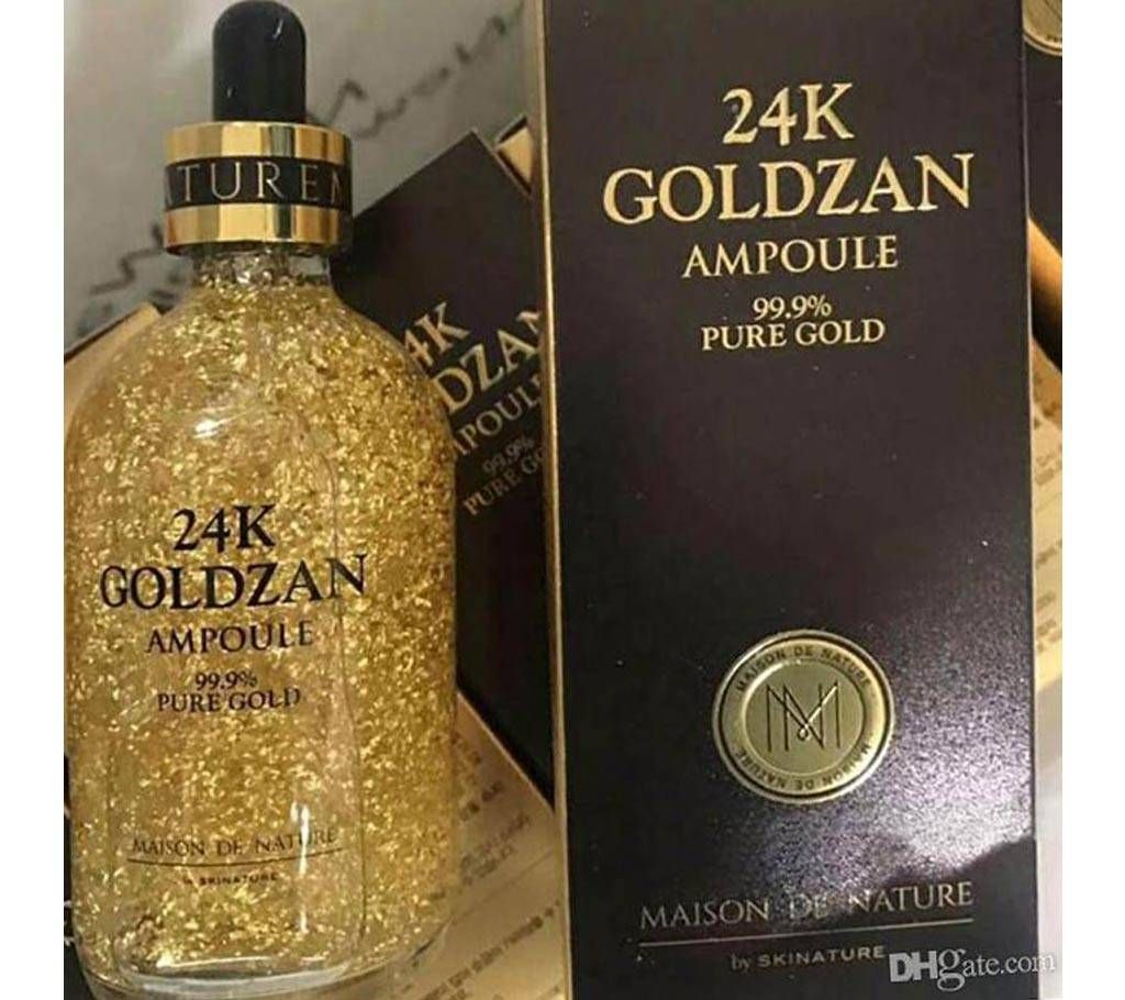 24K Goldzan Ampoule 99.9 pure gold serum china