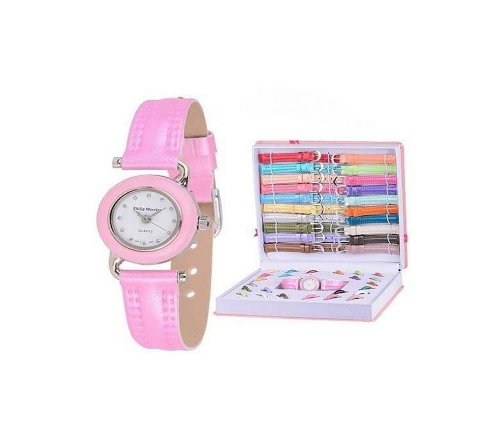 LADIES Multi color watch-408