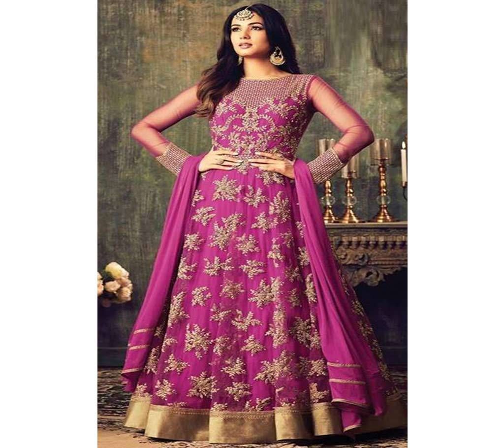 Gorgeous Embroidery Georgette Anarkoli Dress Maisha 4702