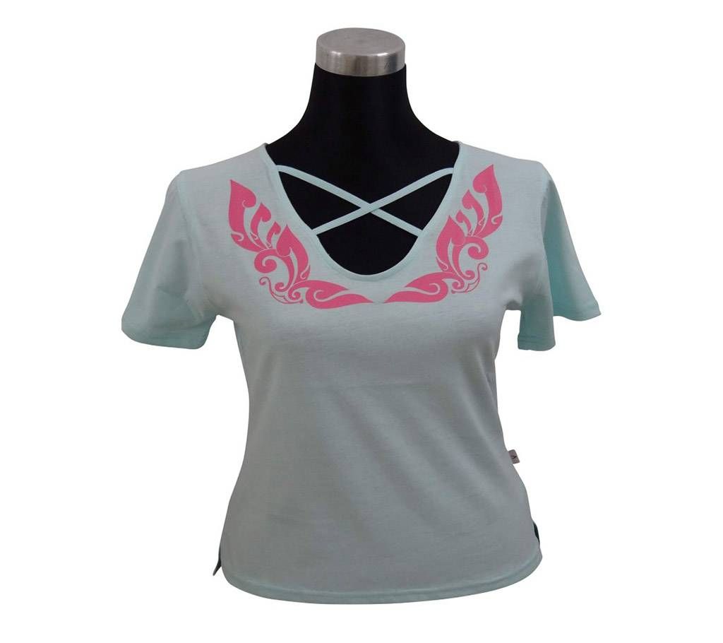 C. Water V-Neck Ladies T-Shirt